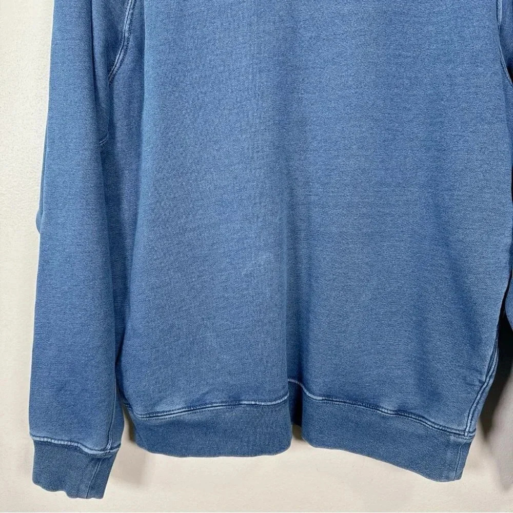 Uniqlo Womens Size Medium Crew Neck Indigo  Dye Sweatshirt - Picture 8 of 14